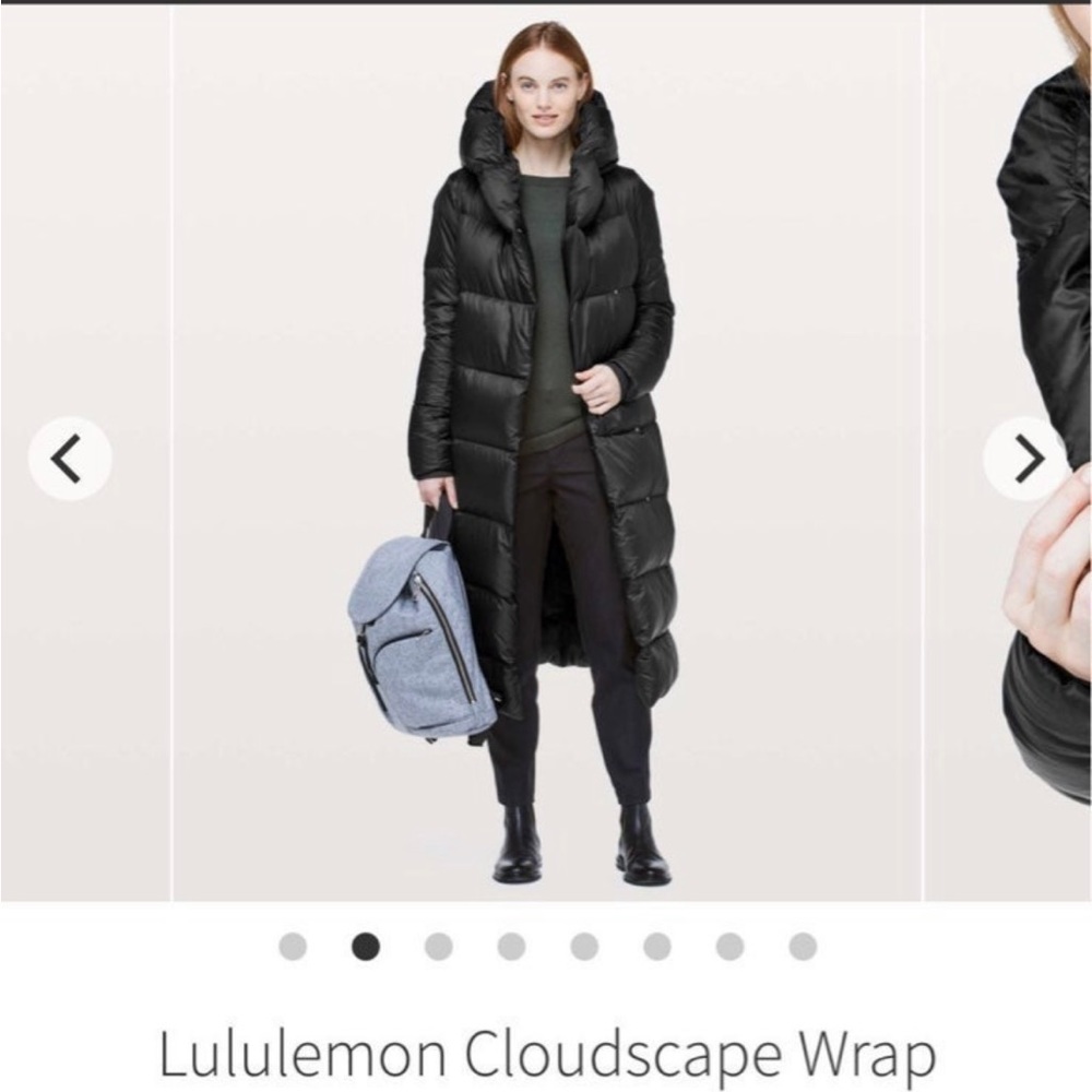 (Trade??) Black Lululemon Cloudscape Jacket Size 4 - image 1